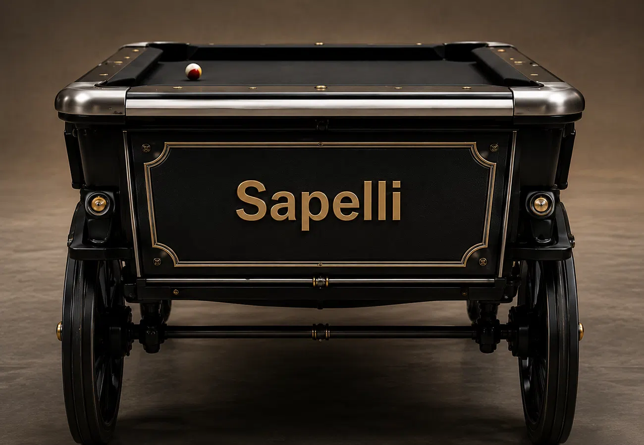 Sapelli billiard pool table Black Steed — 9