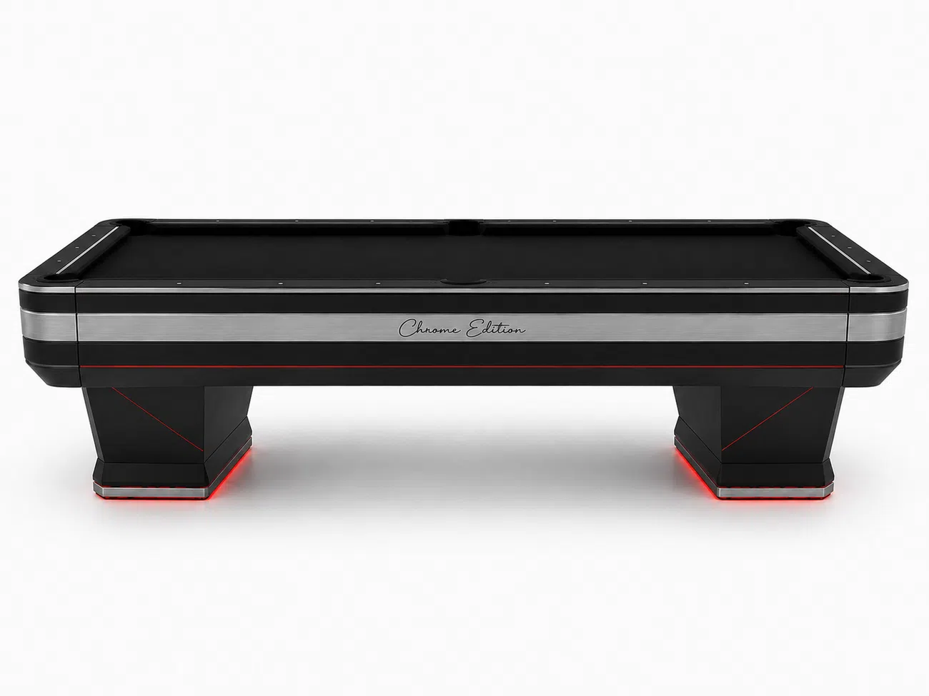 Sapelli billiard pool table Chrome Edition — 2