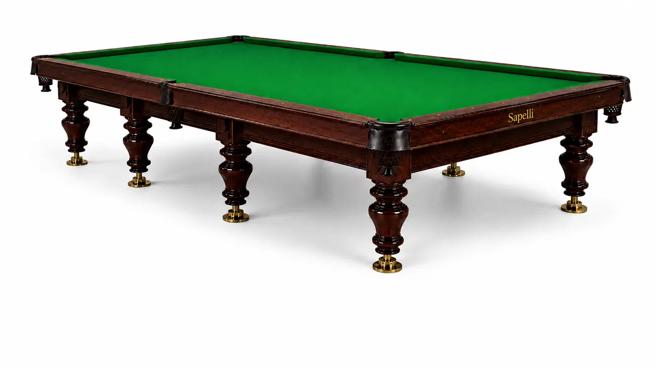 History Classic Snooker original Sapelli model photograph