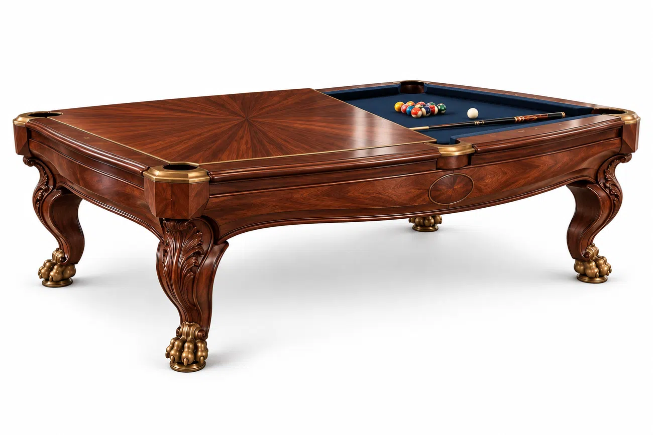 Sapelli billiard pool table History V5 — 2