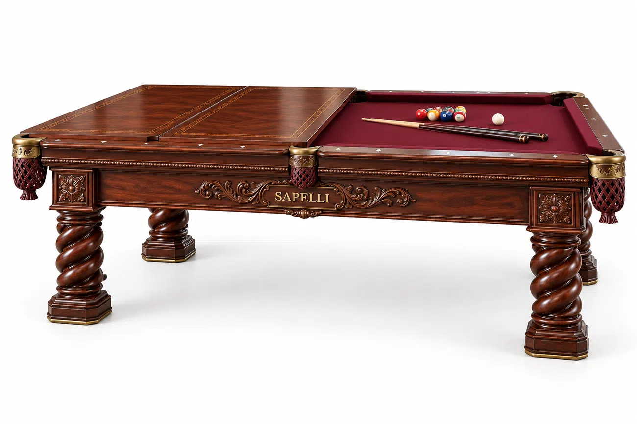 Sapelli billiard pool table History V7 — 4